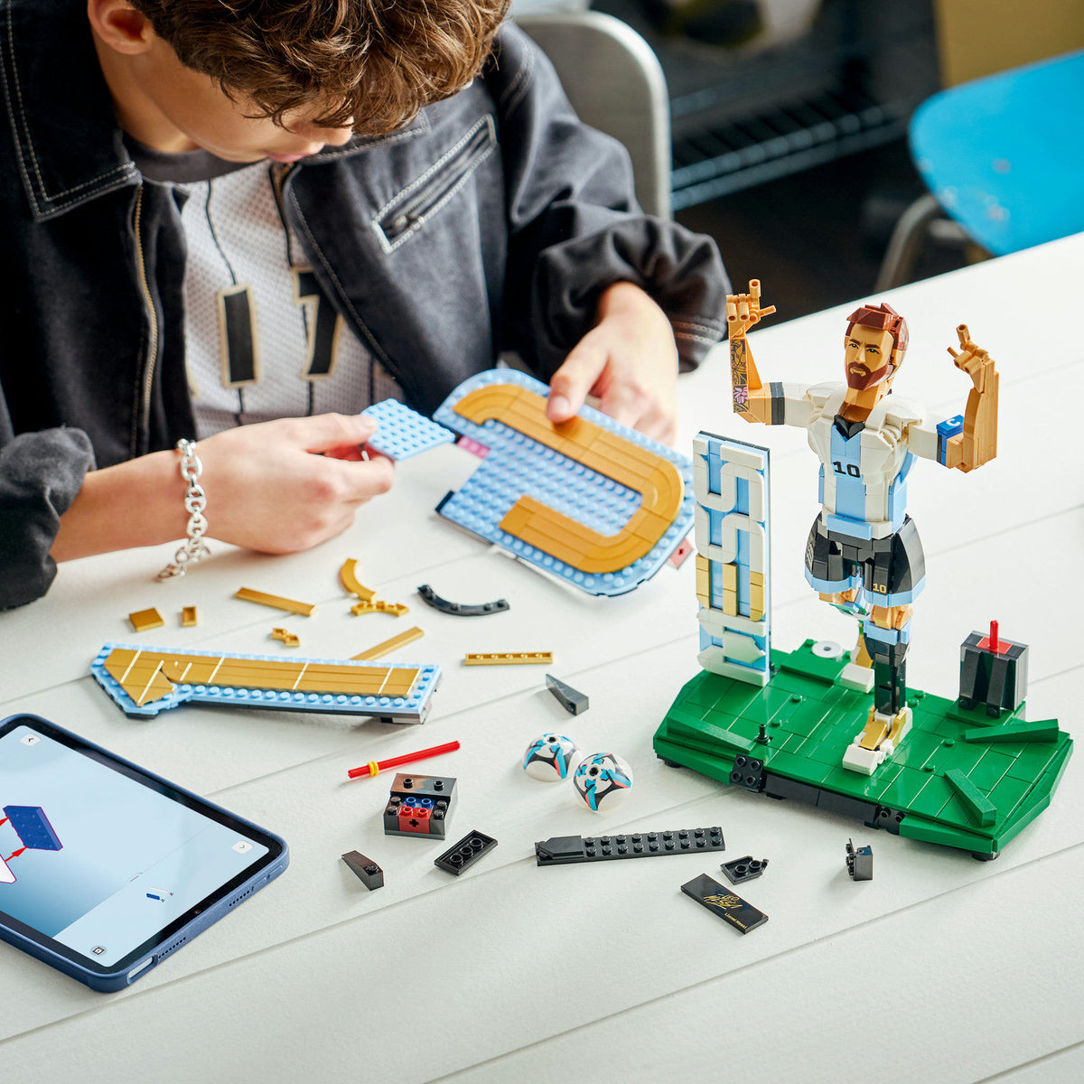 LEGO Editions Lionel Messi Soccer Legend Set 43015 Building Set, 958 Pieces, For Age 12+ Years