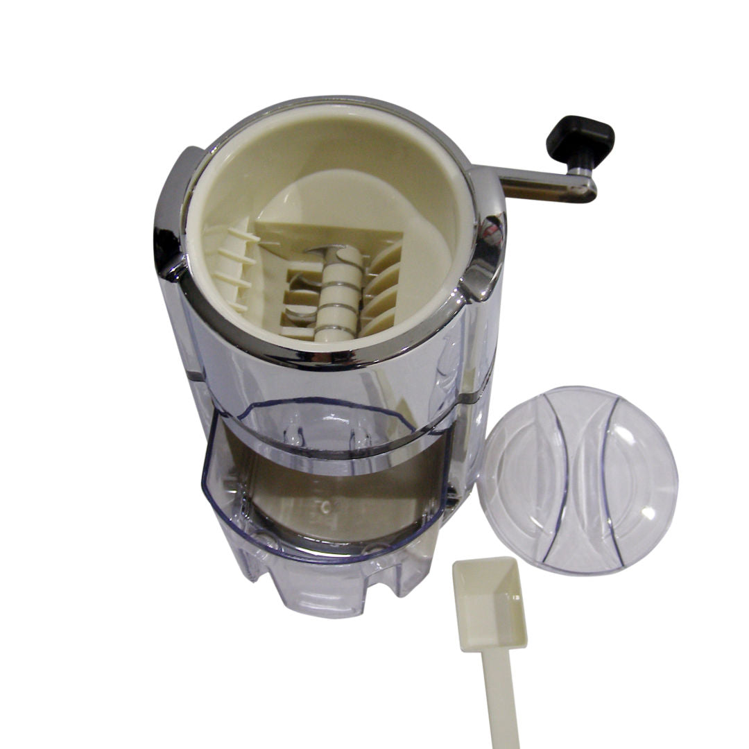 RSC Ice Crusher Chrome Plated With Lid, High-Grade Manual Ice Crusher, P18-676