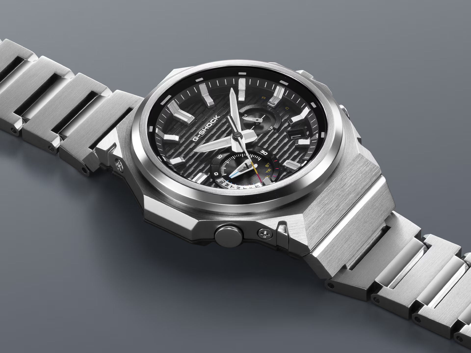 Casio G-SHOCK G-STEEL GST-B1000 Series, Bluetooth Tough Solar Stainless Steel Shock Resistant Watch