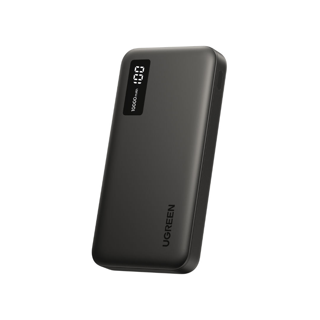 UGREEN PB311 10000mAh 22.5W Fast Charging Power Bank with USB-C and USB-A Ports, Black