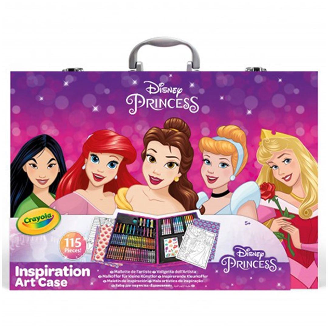 Crayola Disney PRINCESS Inspiration Art Case, 115 Pieces