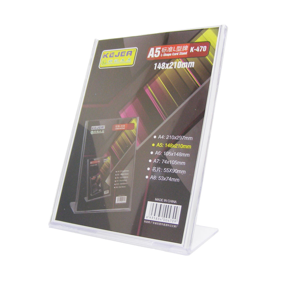 RSC Kejea Acrylic L-Shape Card Holder