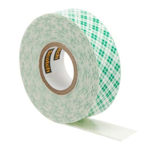 Scotch-FIX™ Double-Sided Interior Mounting Tape 4496G-1950-P, 19 mm x 5 m, Heavy-Duty Indoor Foam Mounting Tape