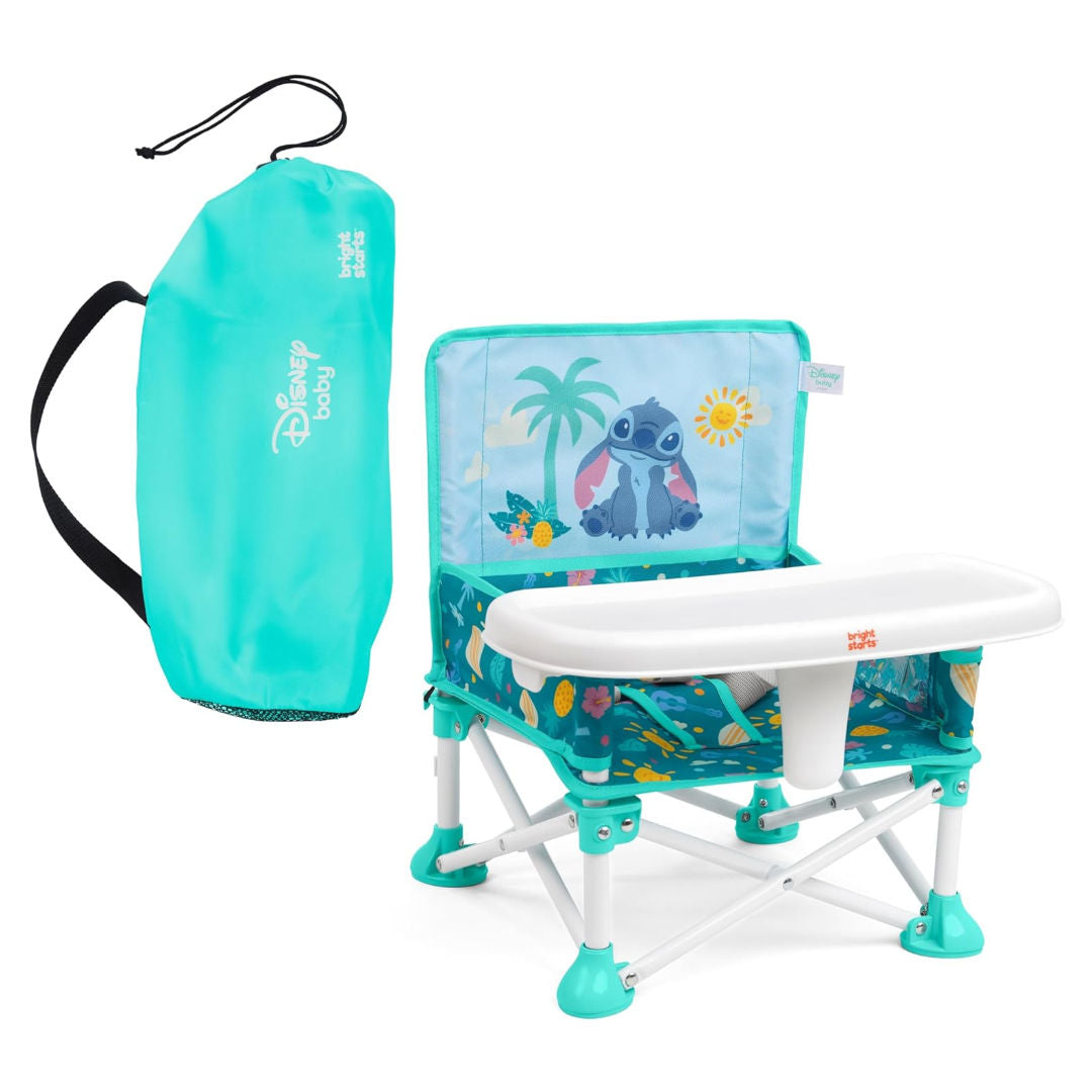 Bright Starts Disney Baby Lilo & Stitch Pop �N Sit Portable 3-in-1 Booster Seat (12.7 x 38.1cm), 0 months - 3 years