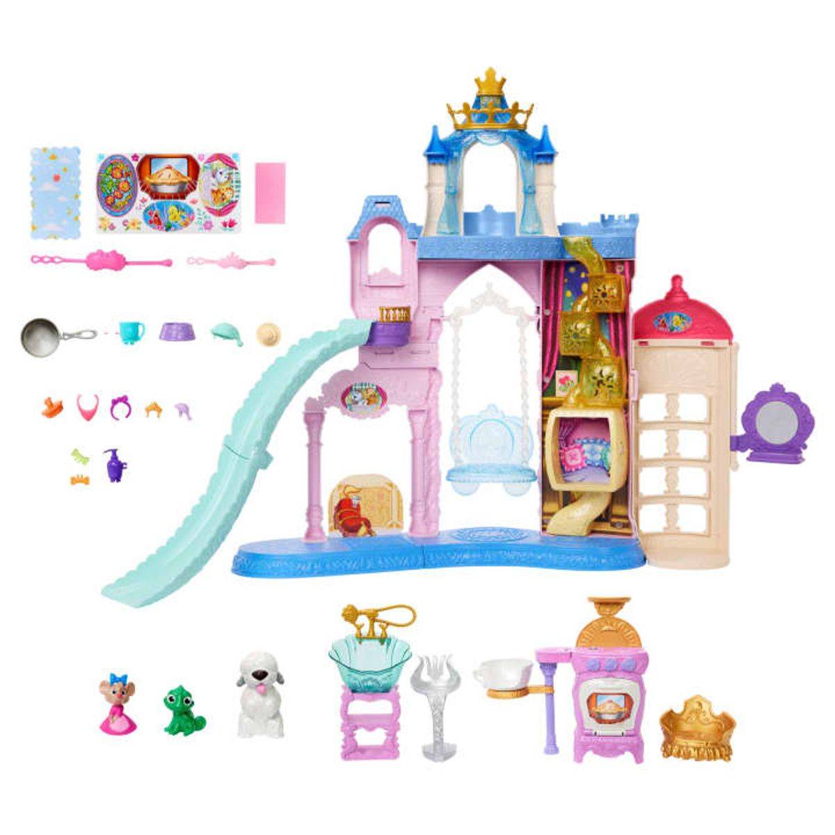 Disney Princess Pet Palace Playset, 20+ Pieces, For Age 3+ Years