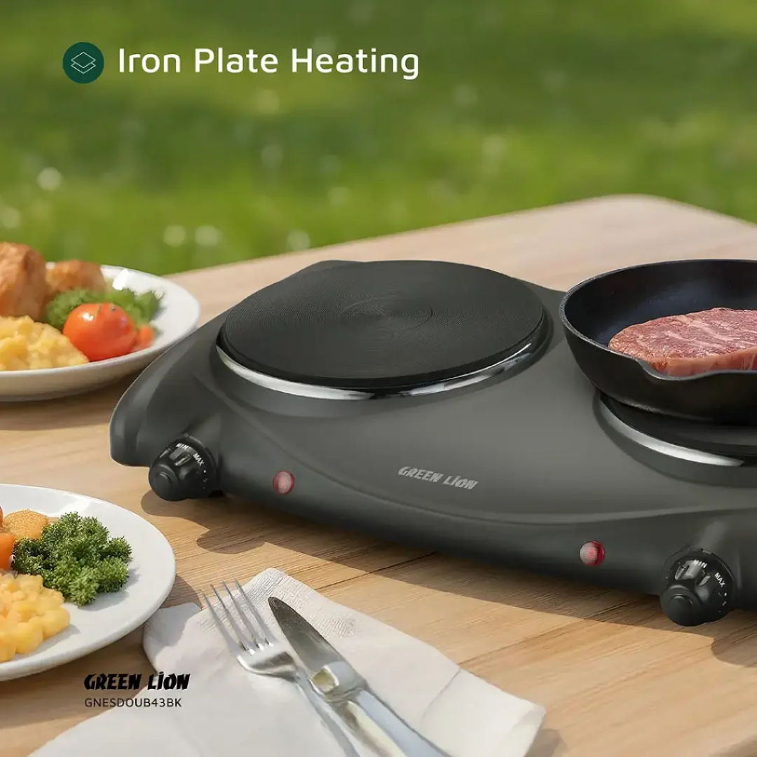 Green Lion Electric Stove, Black