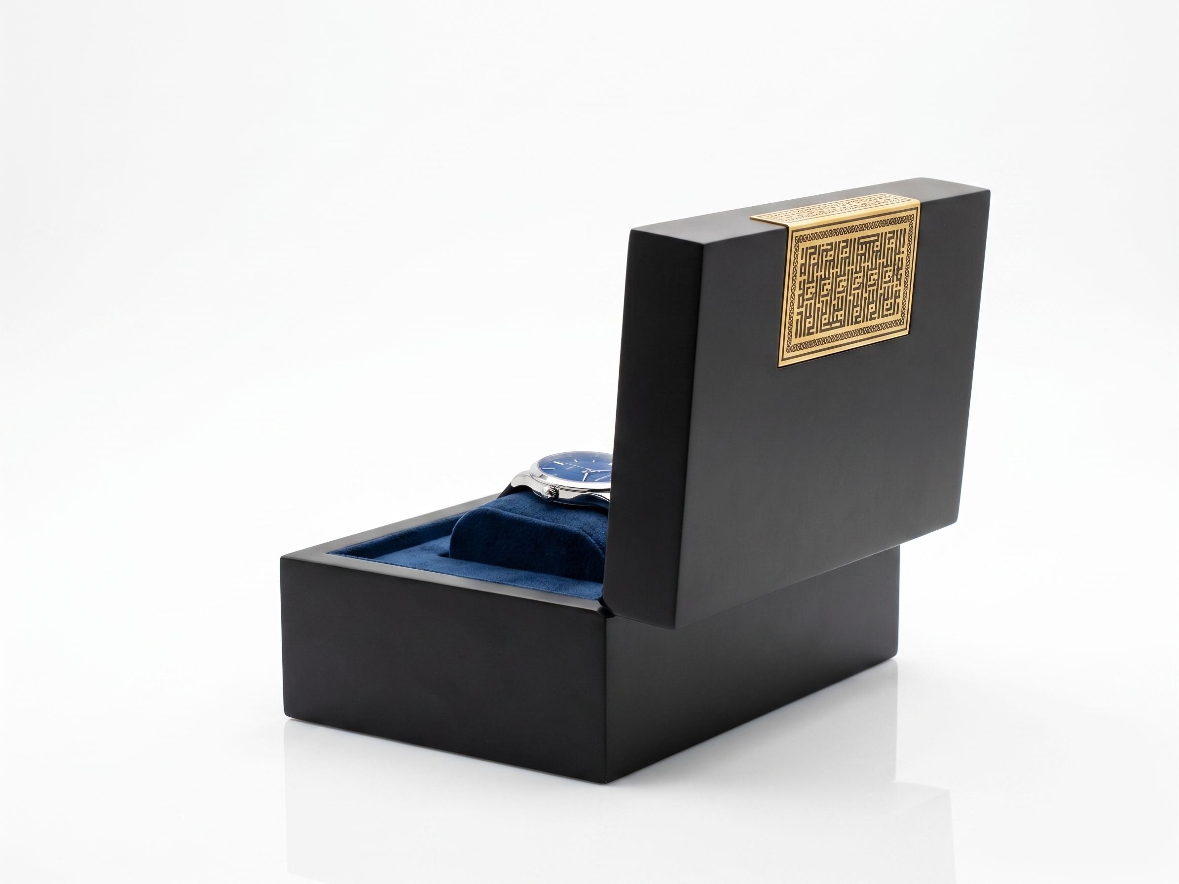 Luxury Matte Black Wooden Gift Box – Premium ( EMPTY BOX )