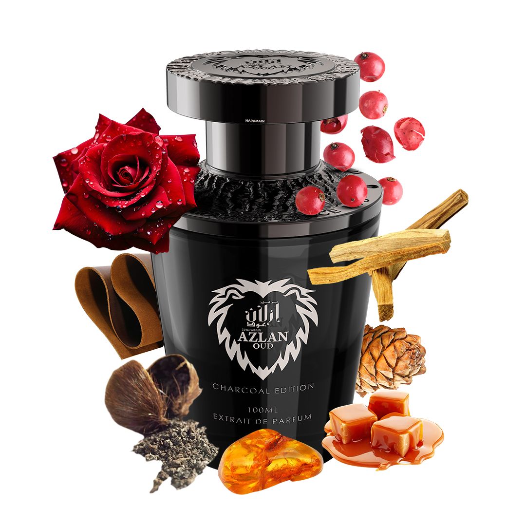 Haramain Azlan Oud Charcoal Edition, Extrait De Parfum, 100ml