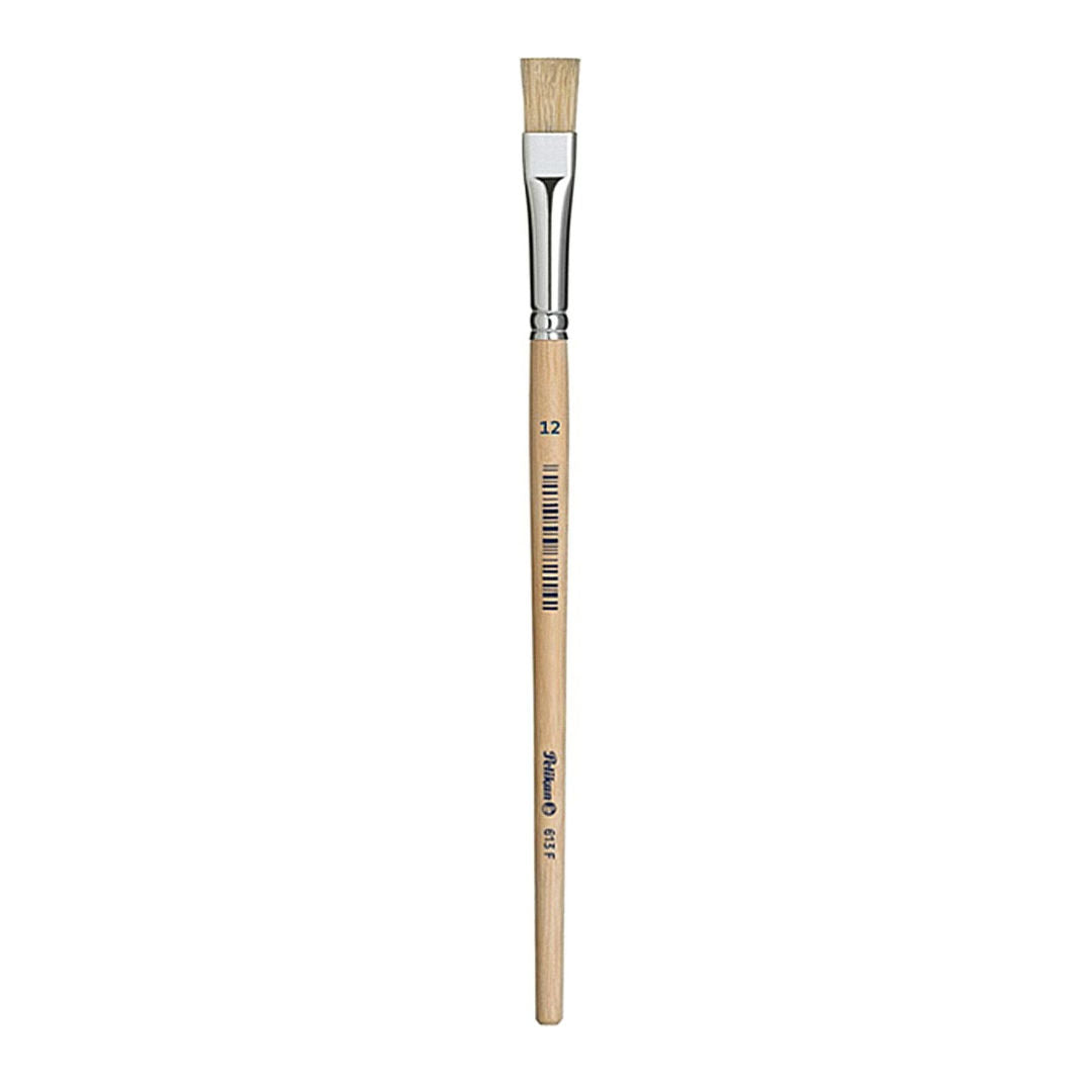 Pelikan White Flat Brush