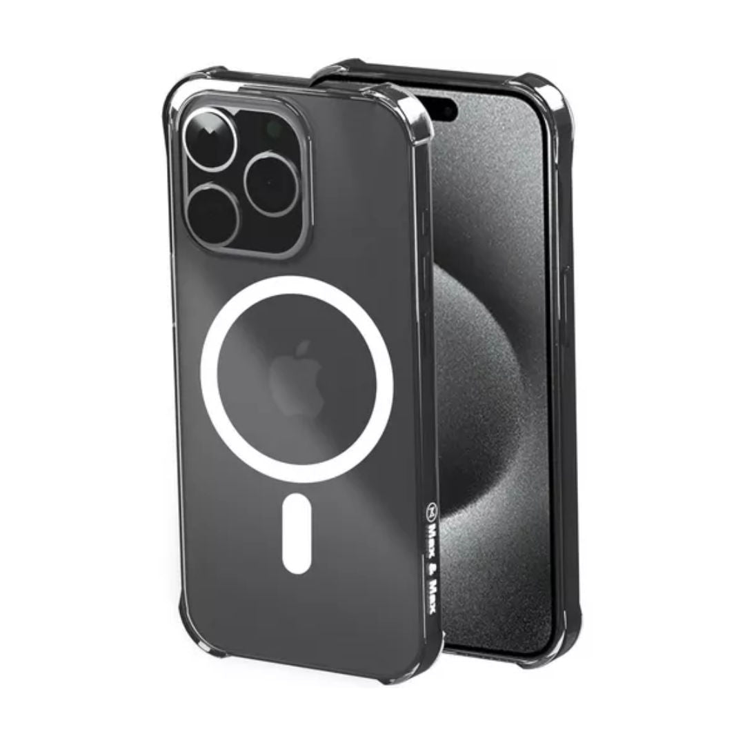 EPICARMA Slim Tough Reliable Case with MagSafe for iPhone 15 Pro Max, Clear