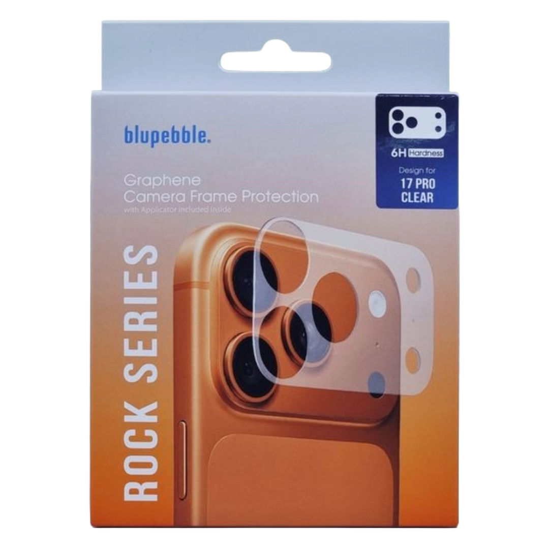 Blupebble Graphene Camera Frame Protection Film for iPhone 17 Pro Max, Clear