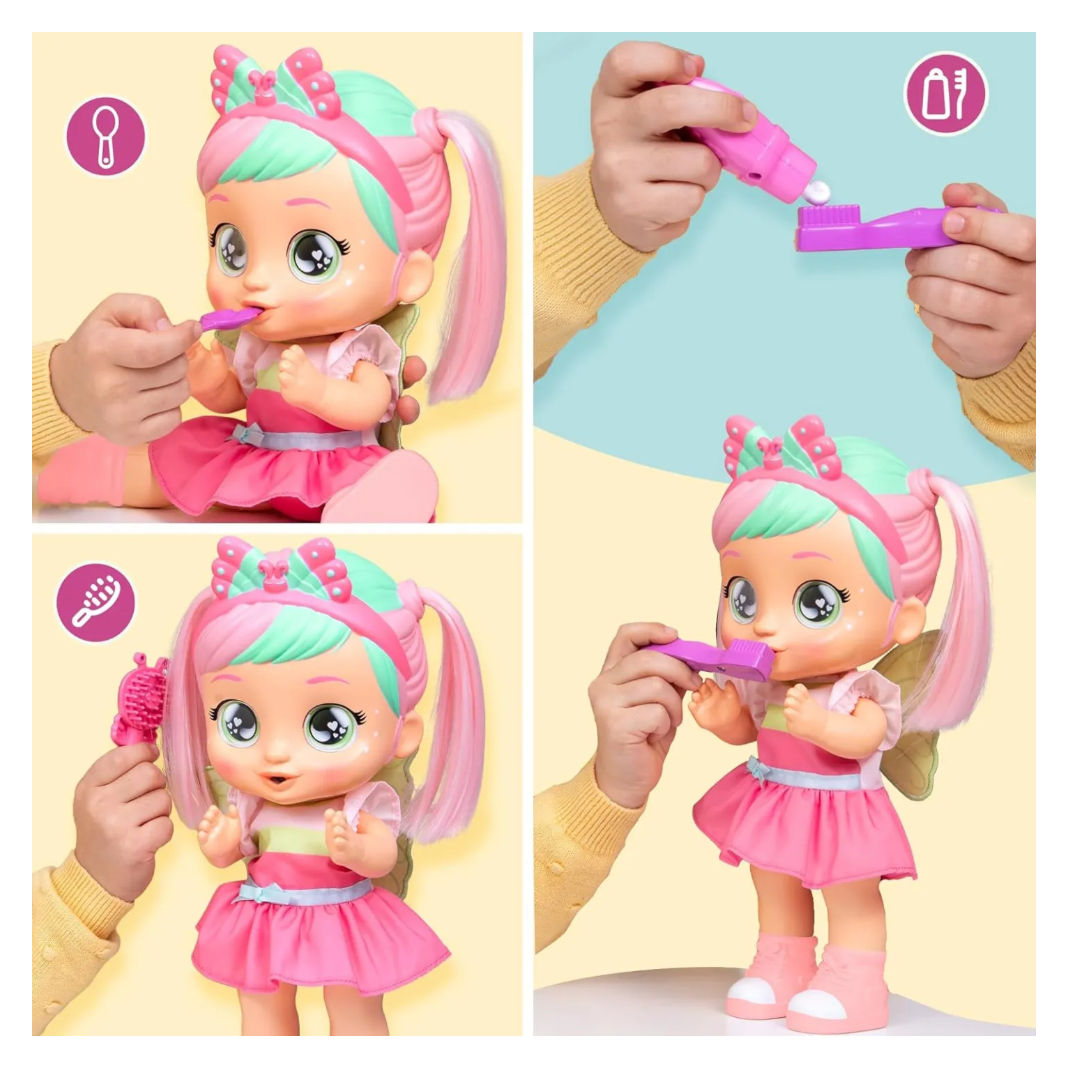 Cry Babies Bella’s Morning Routine Interactive Doll, 34.5cm, For Age 3+ Years