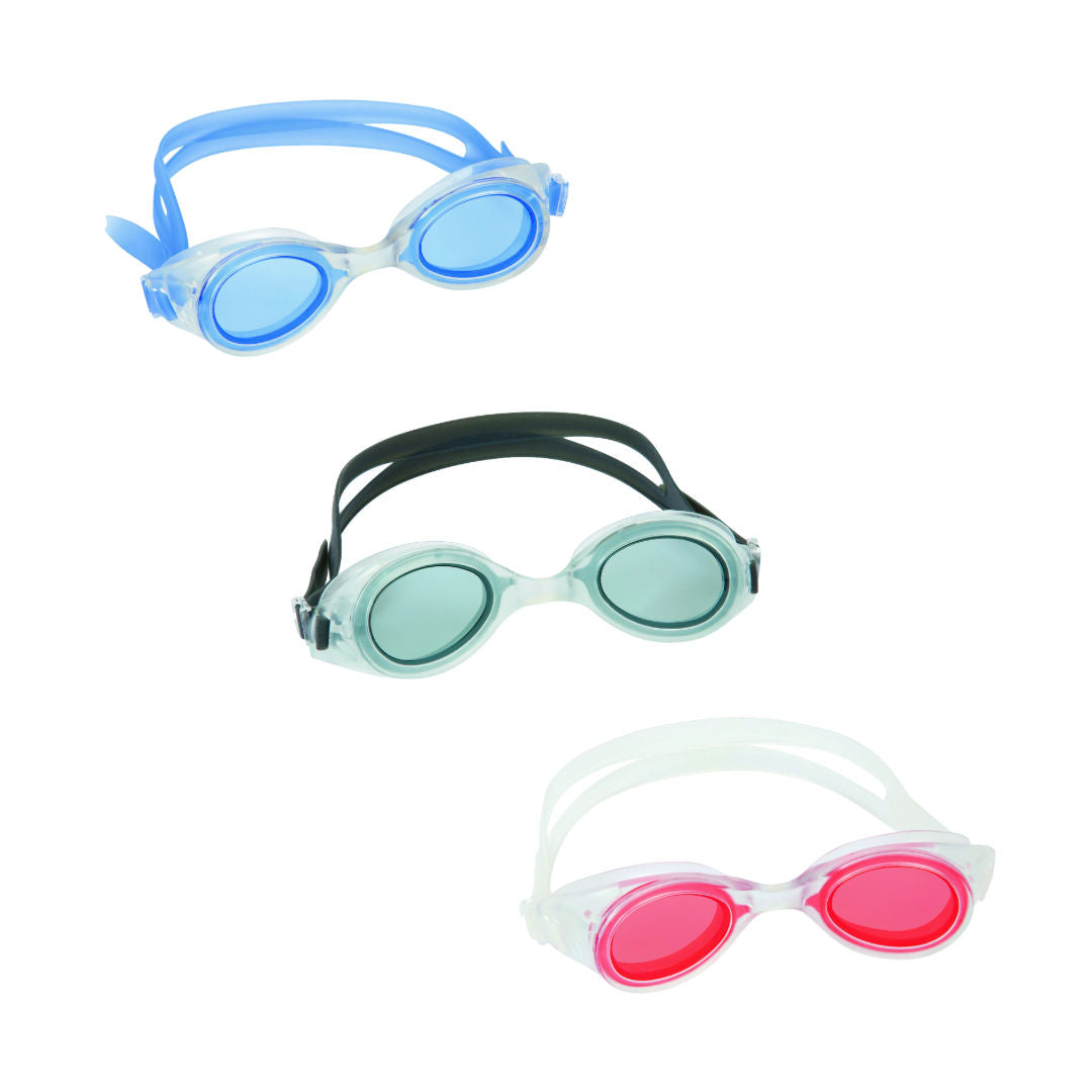 Bestway Hydro Pro Crystal Clear Goggles, Random Colors, 7+ years
