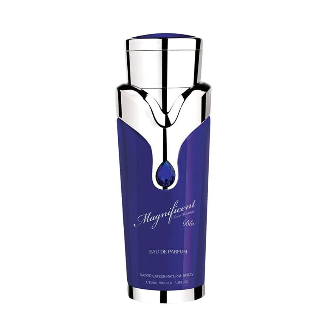 Armaf Magnificent Blue Eau De Parfum Spray For Men, 100ml