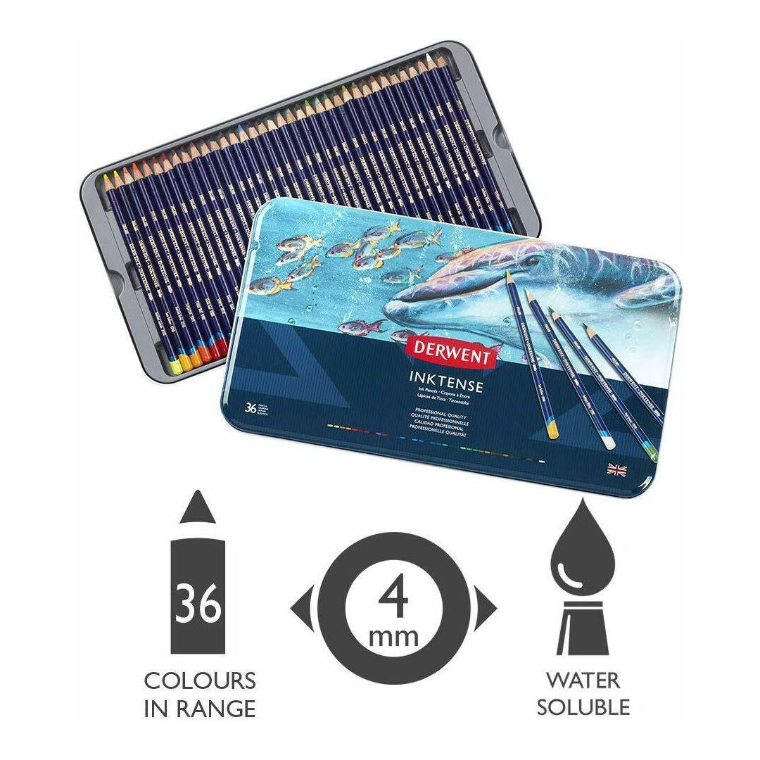 Derwent Inktense Professional Quality Pencil, 1x36, 2301842