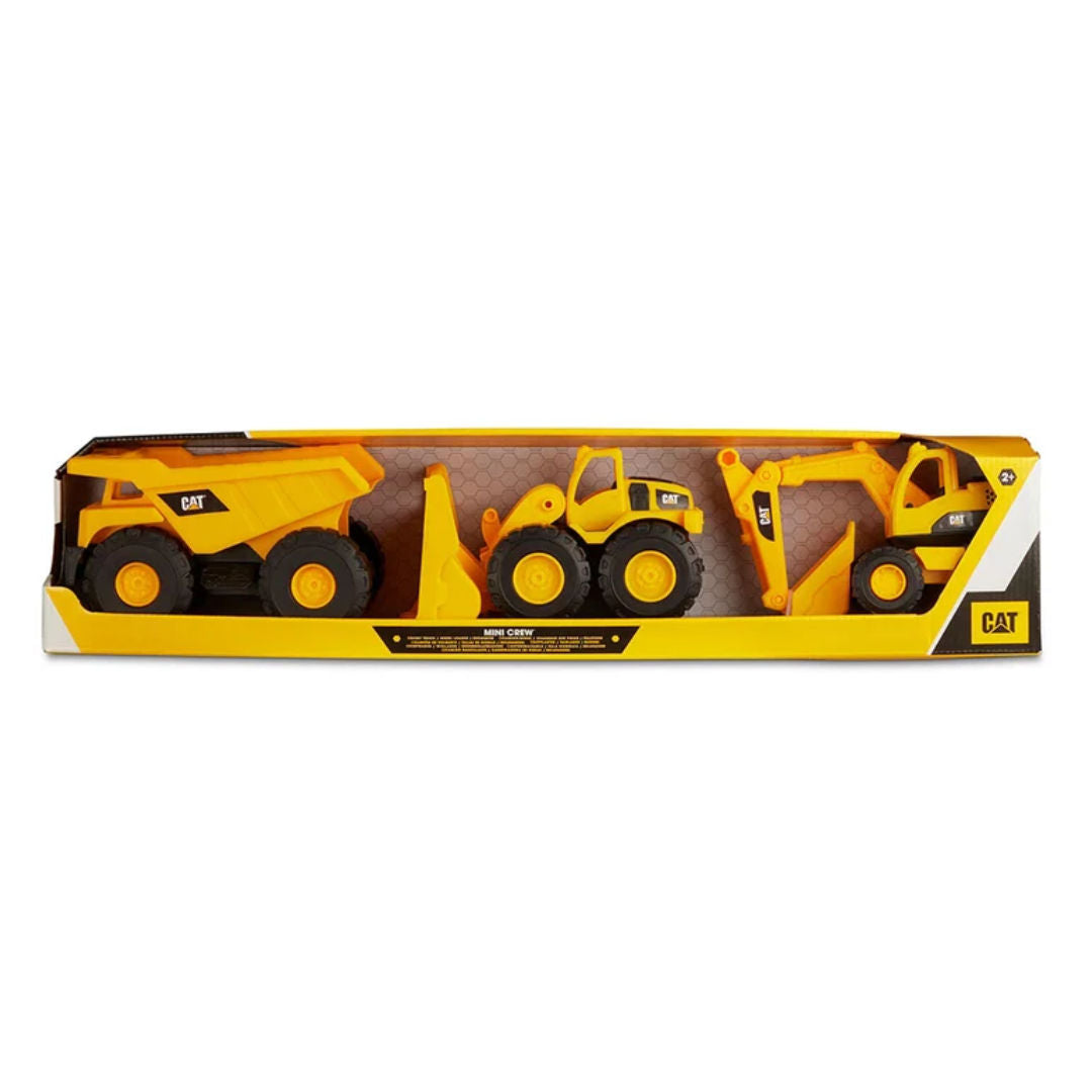 CAT Mini Crew Vehicles 3 Pack, 2+ years