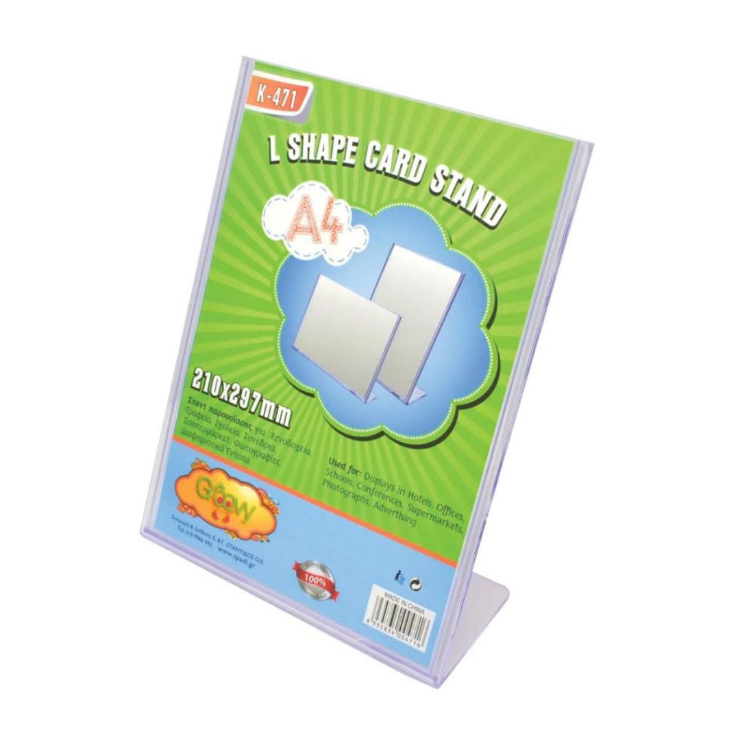 RSC Kejea Acrylic L-Shape Card Holder