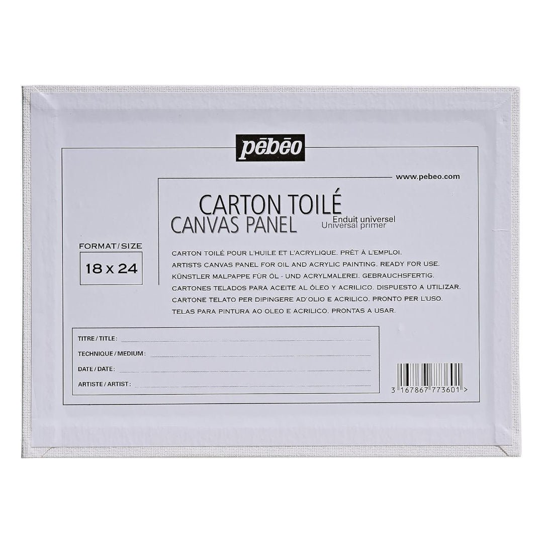 Pebeo Canvas Panel Board, 18×24cm, 777360