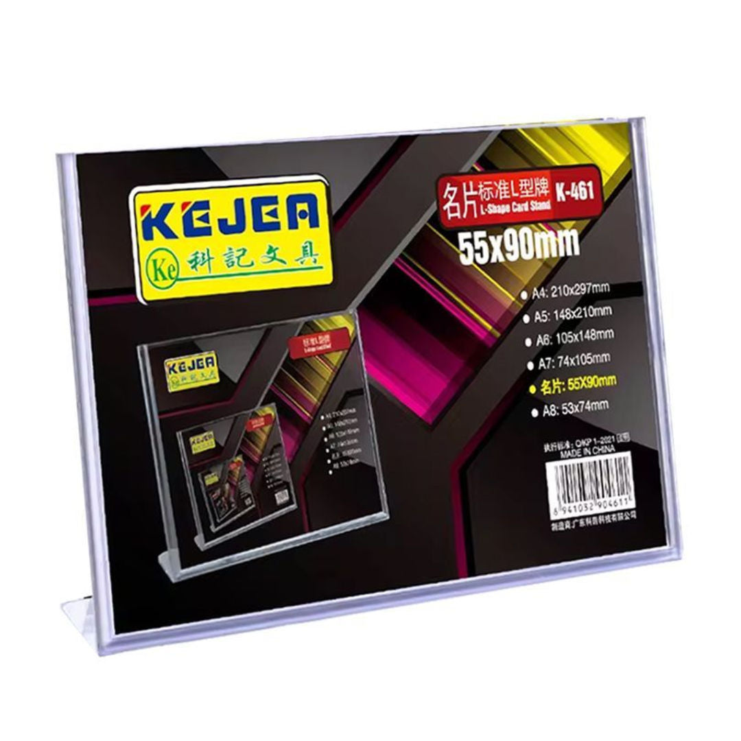RSC Kejea Acrylic L-Shape Card Holder
