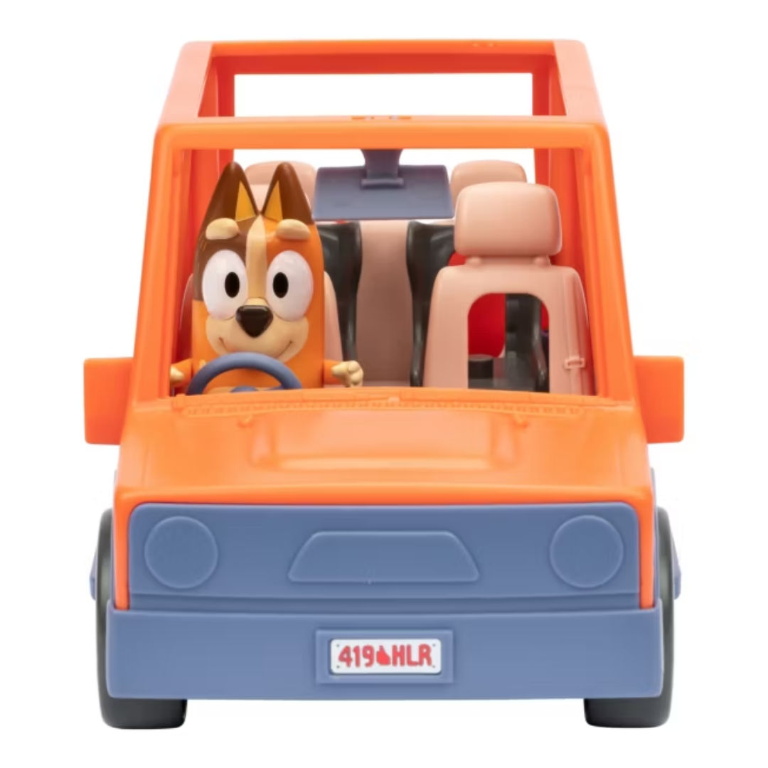 Bluey Series 11 Heeler Family Road Trip 4WD Vehicle Playset 2 Pieces, 3+ years