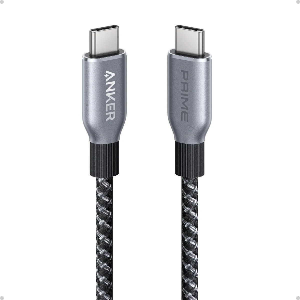 Anker Prime USB-C to USB-C Cable 240W 3ft Black, A88E2011