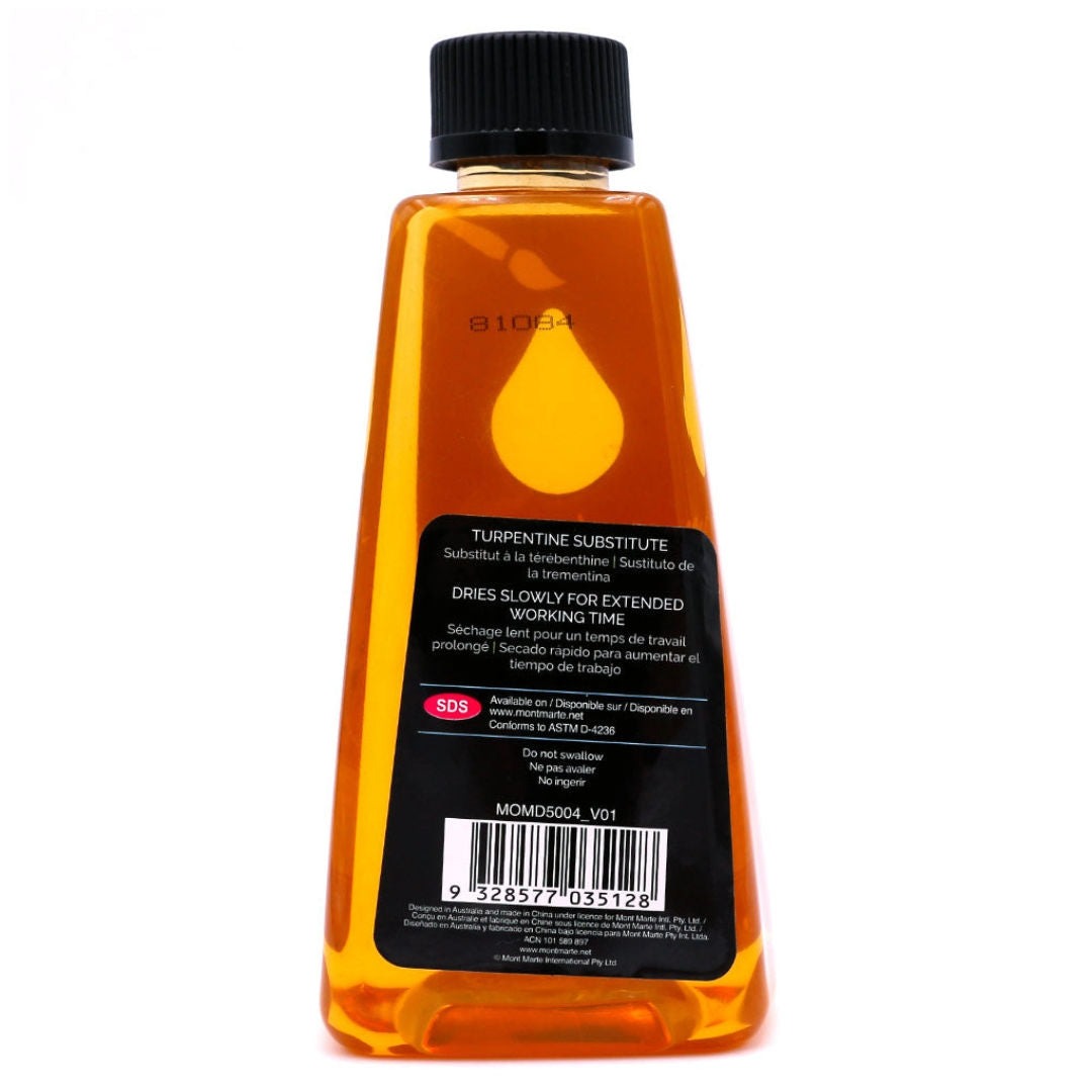 Mont Marte Amber Thinner Oil Paint Medium, 500ml, MOMD5004