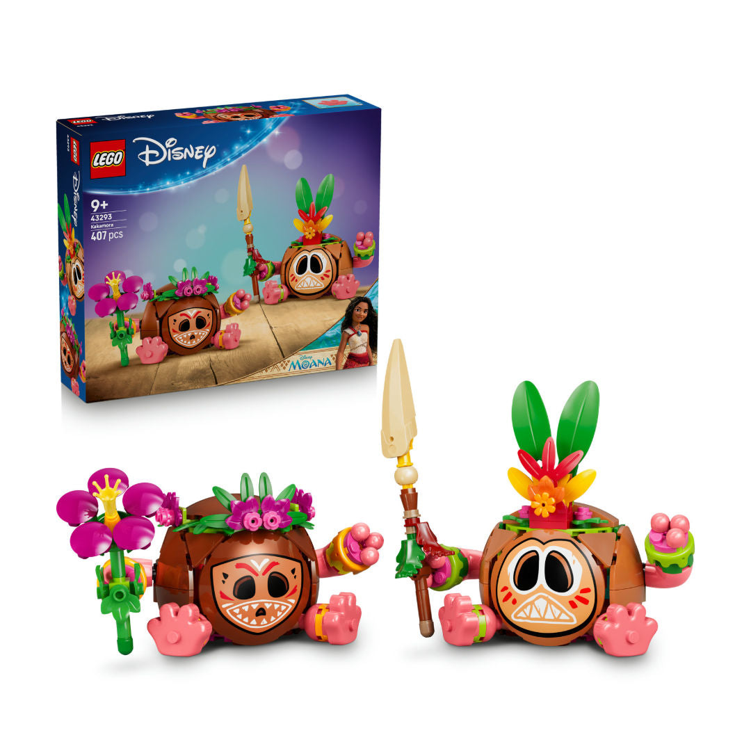 LEGO Disney Moana Kakamora Building Toy Set, For Age 9+ Years