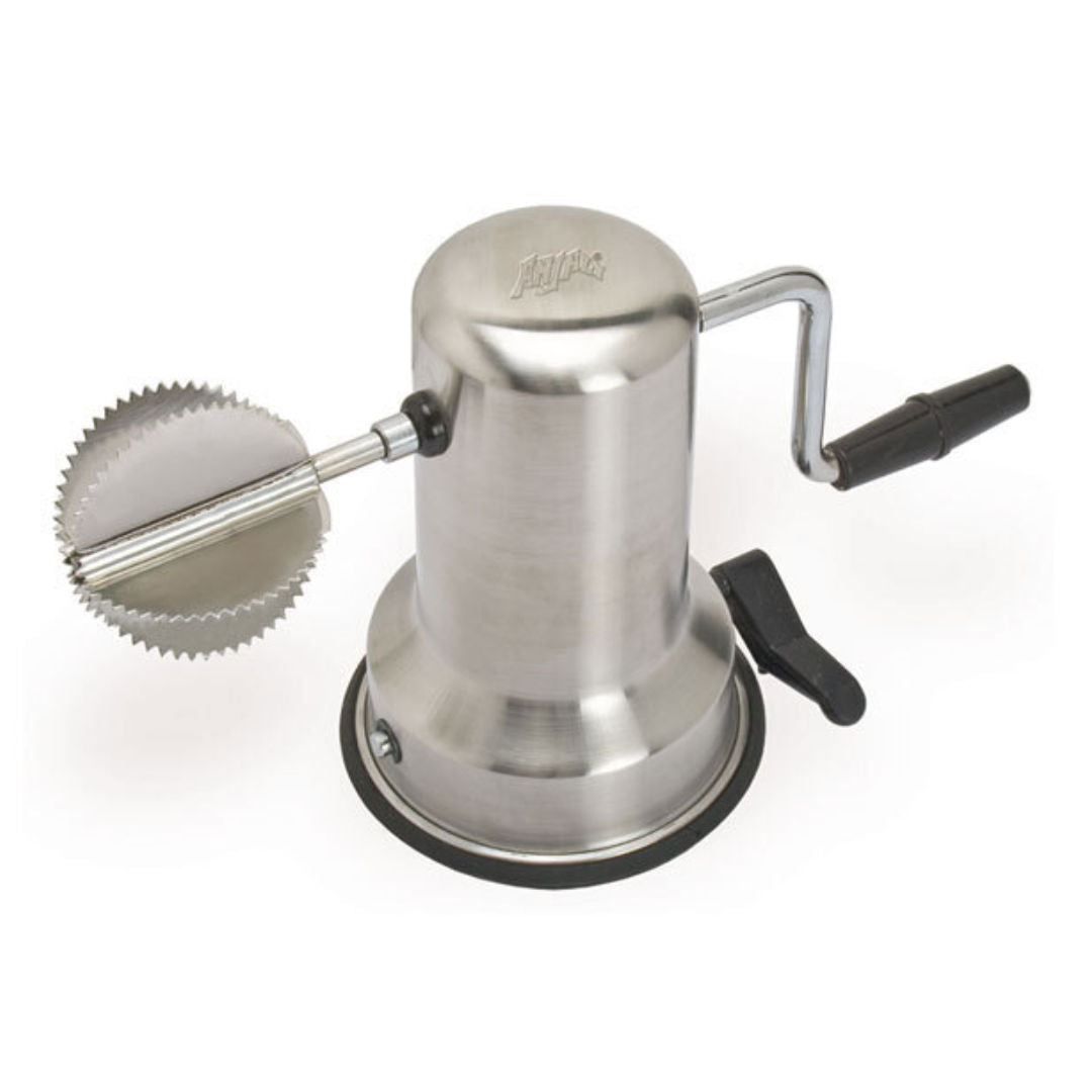 ANJALI Coconut Scrapper, Sleekmate, Stainless Steel, Vacuum Base