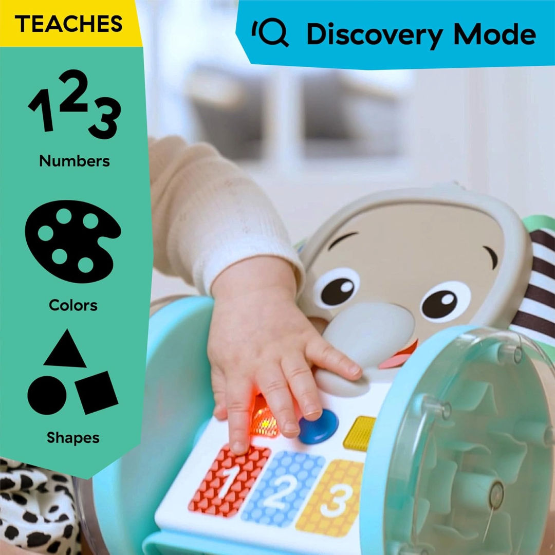 Baby Einstein Chase & Tap Earl Interactive Crawling Toy, 6 Months+