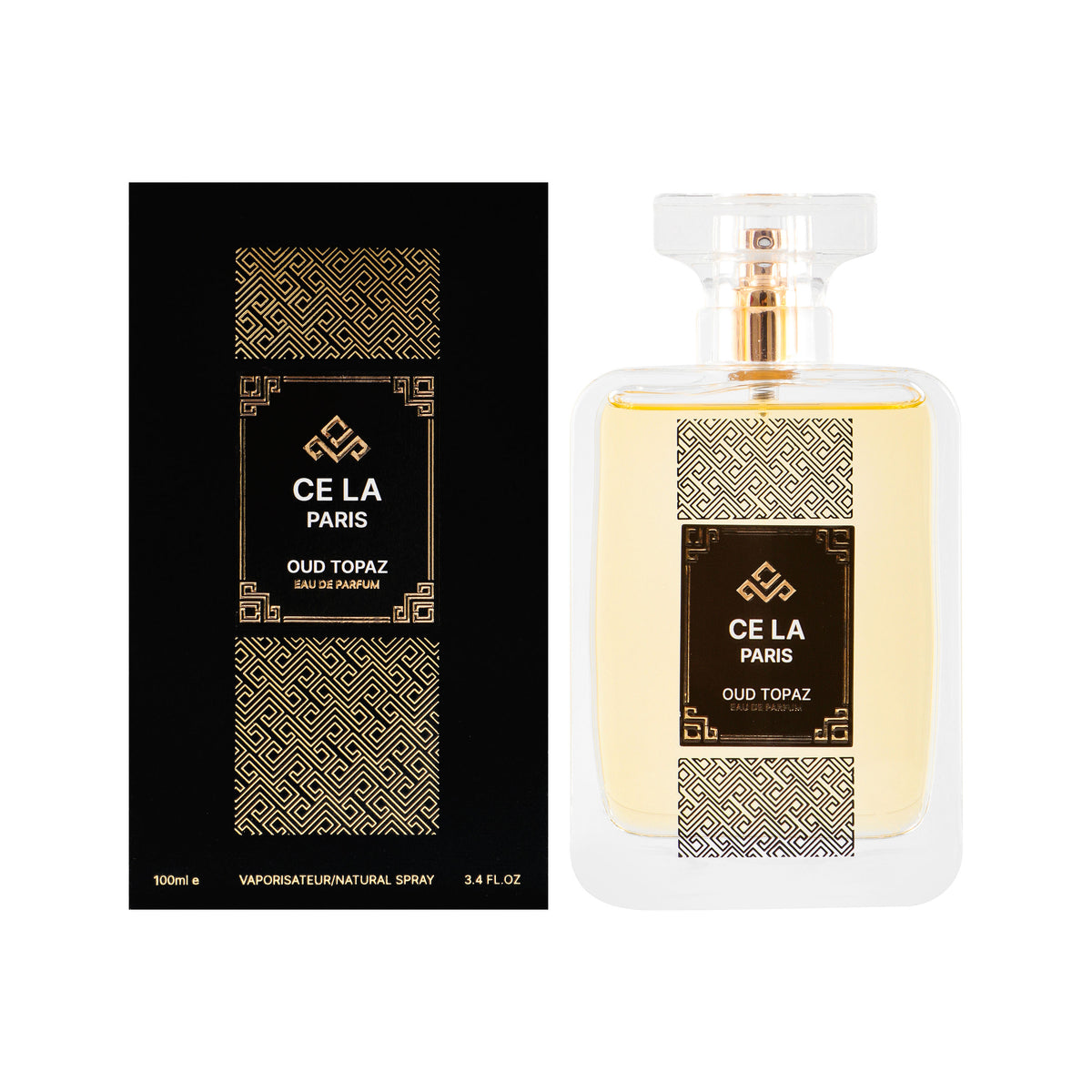 Ce La Paris Oud Topaz Eau de Parfum 100ml, Natural Spray