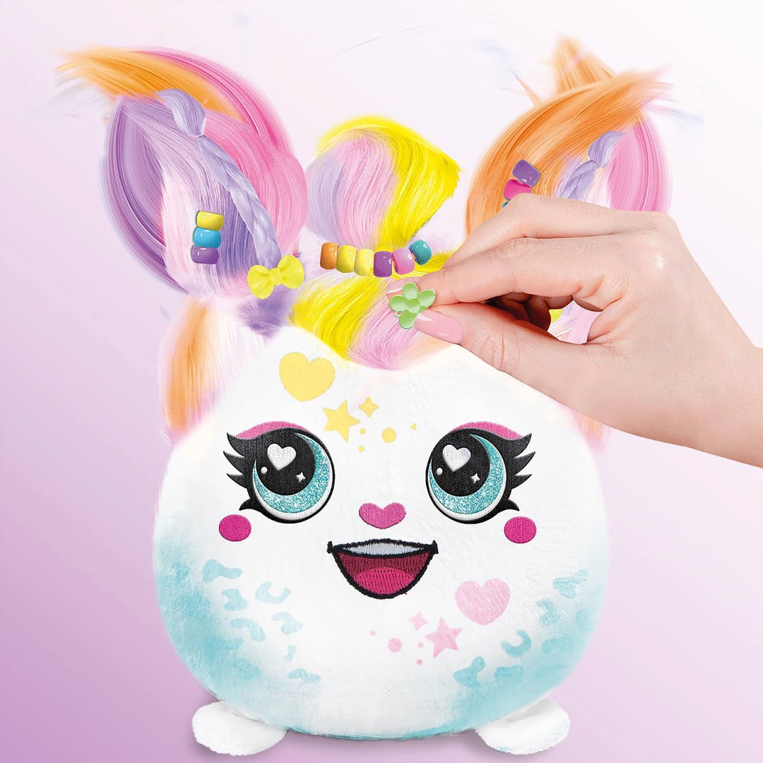 Canal Toys Airbrush Plush Hair'iffic Hairstyle Salon Playset, 6+ Years