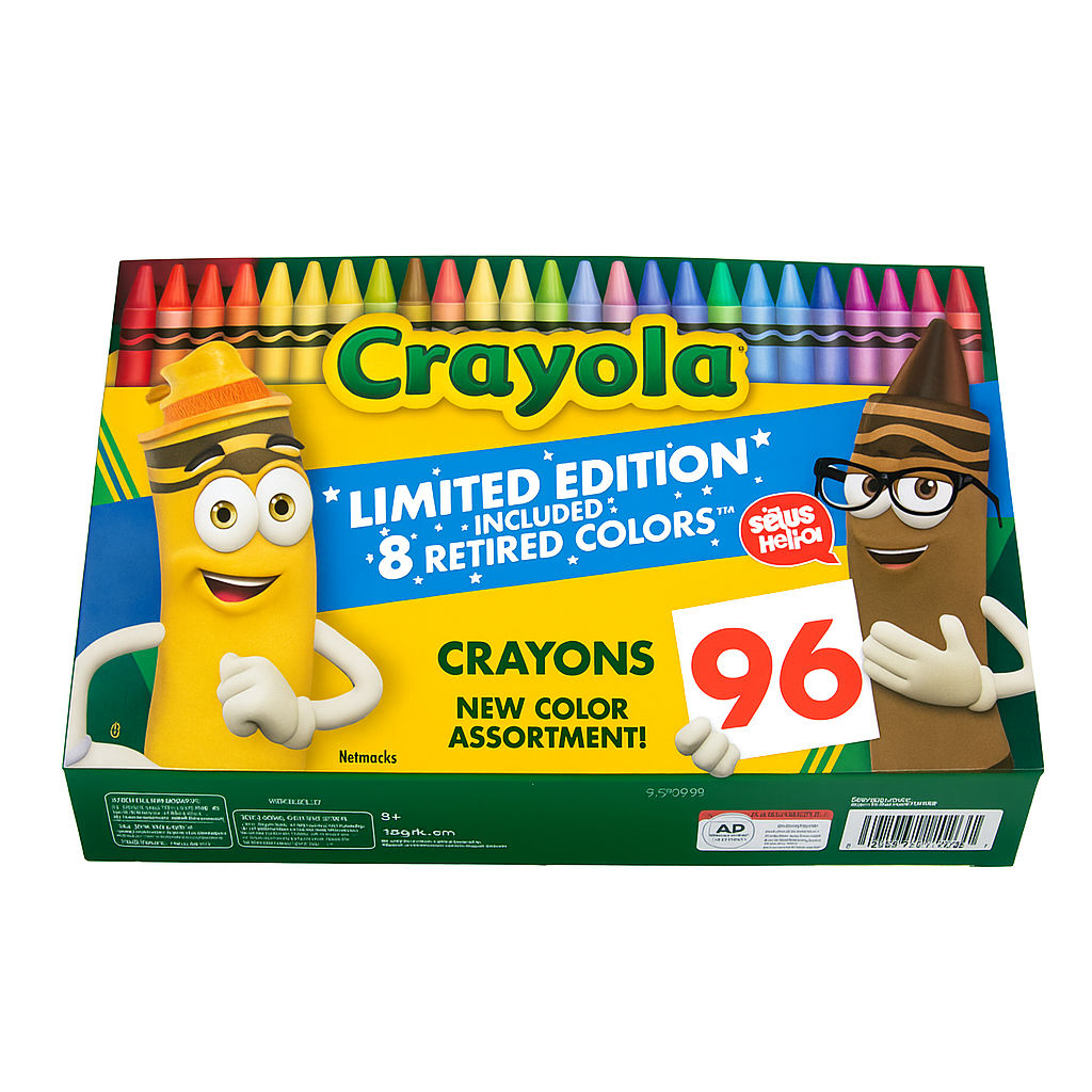 Crayola Limited Edition Crayon Color Set, 96 Pieces