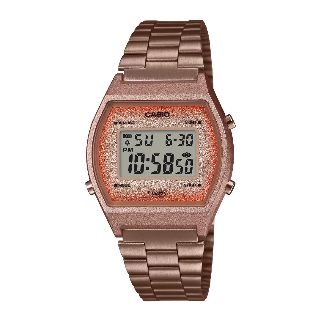 Casio Unisex Digital Pink Dial Watch, B640WCG-5D