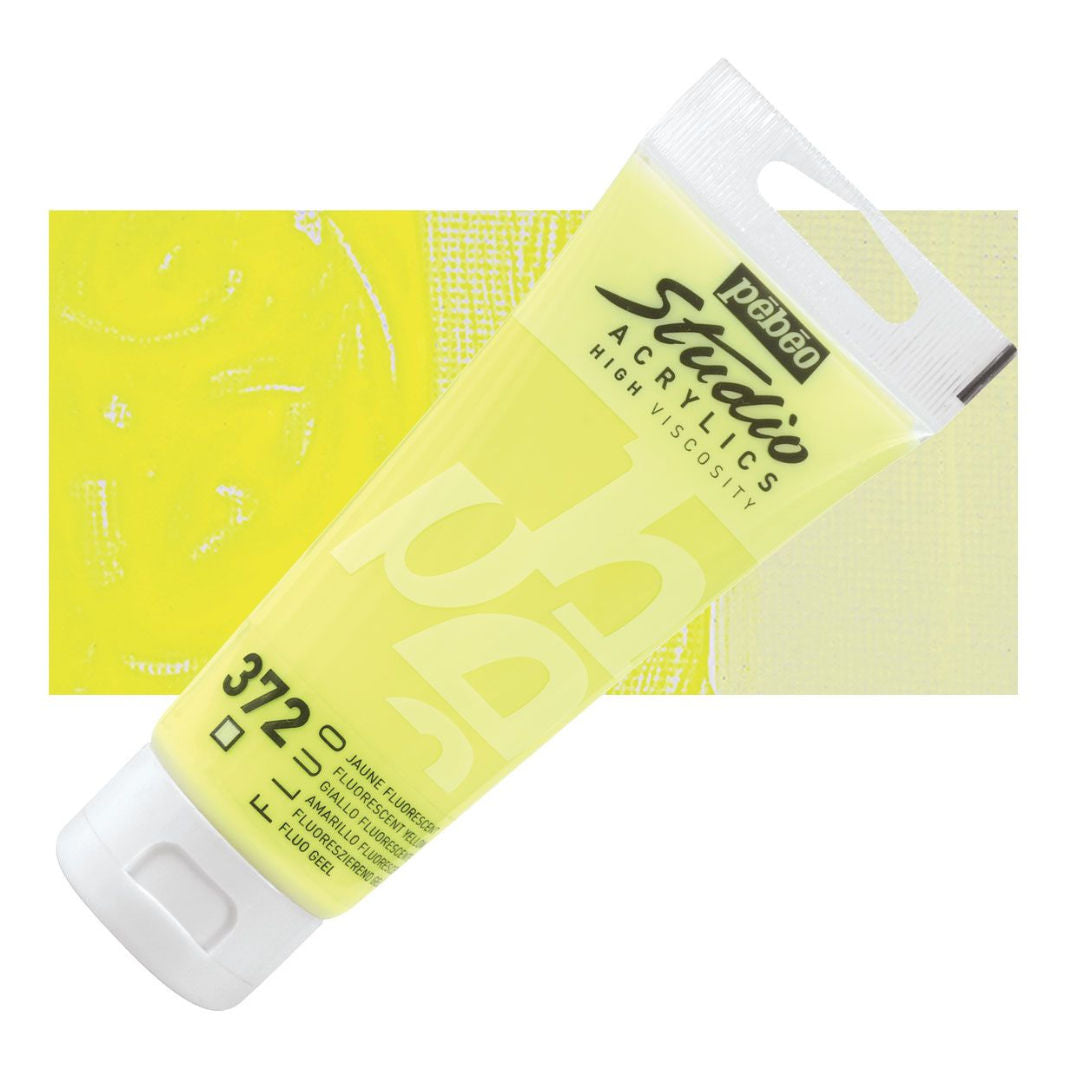 Pebeo Fluorescent Acrylic Paint, 100 ml