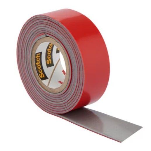 Scotch-FIX Exterior Double-Sided Mounting Tape 19mm x 1.5m Weather-Resistant Heavy Duty Adhesive Tape