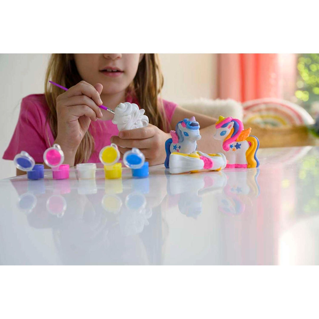 4M Mould & Paint 3D Glitter Unicorn Kit, 5+ Years