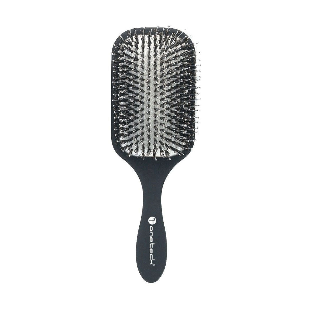 Onetech Ivory Rubber Balltips Paddle Hair Brush