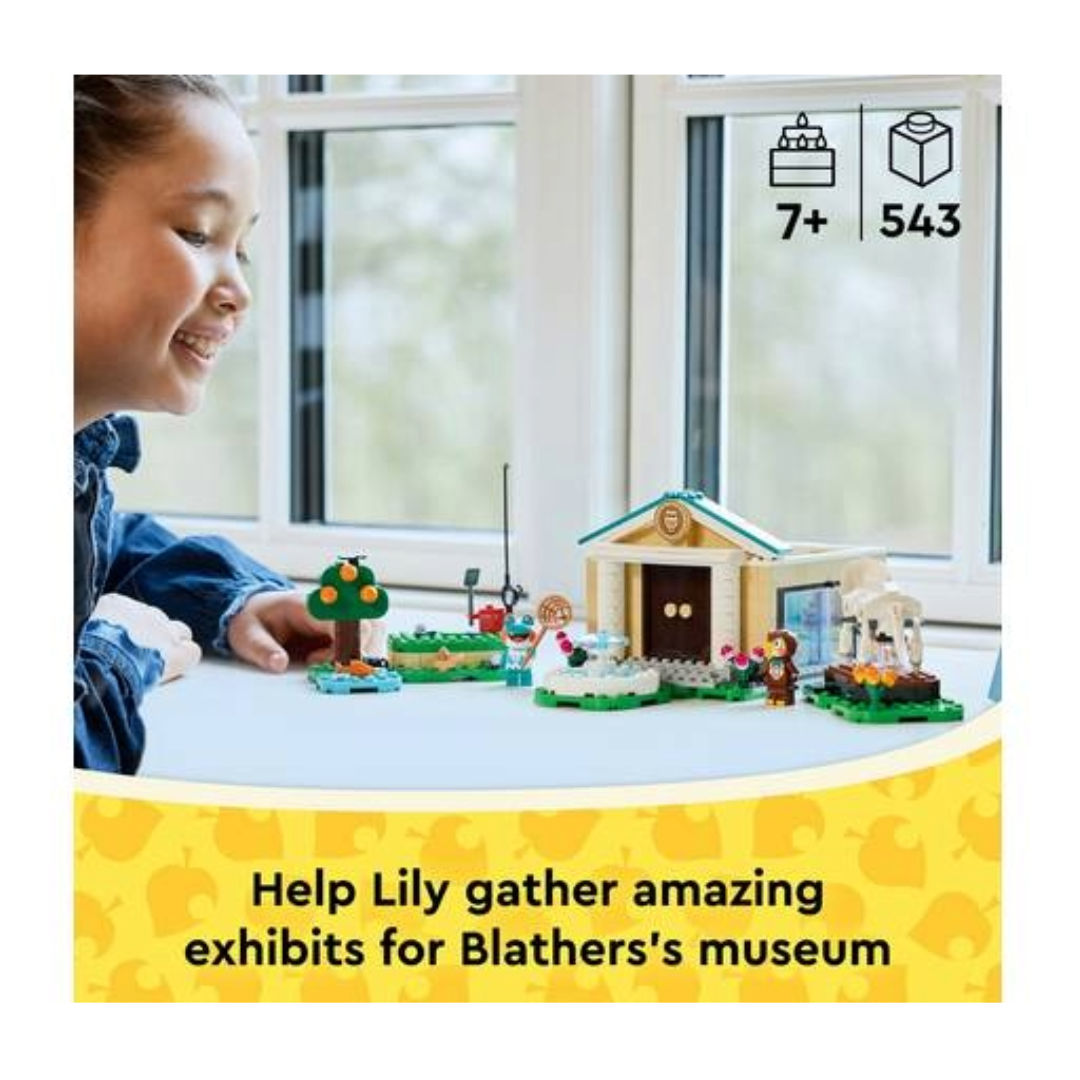 LEGO Animal Crossing Blathers's Museum Collection Toy Set, For Age 7+ Years