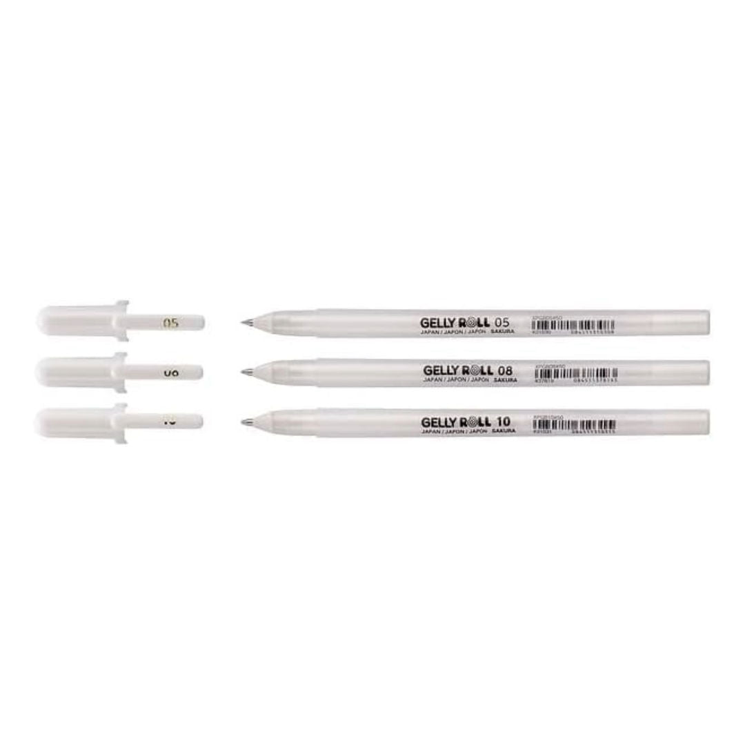 Sakura Gelly Roll Bright White Pens, Set of 3