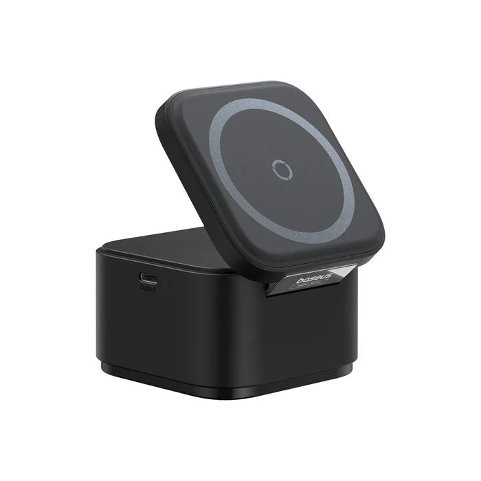 Baseus MagPro 2-in-1 Magnetic 25W Wireless Charger, Cosmic Black