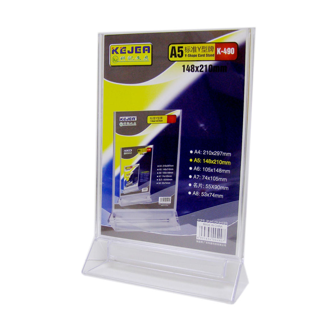 RSC Kejea Acrylic Y-Shaped Card Display Stand