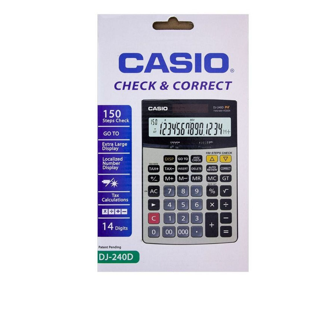 CASIO DJ-240D Plus, Calculator