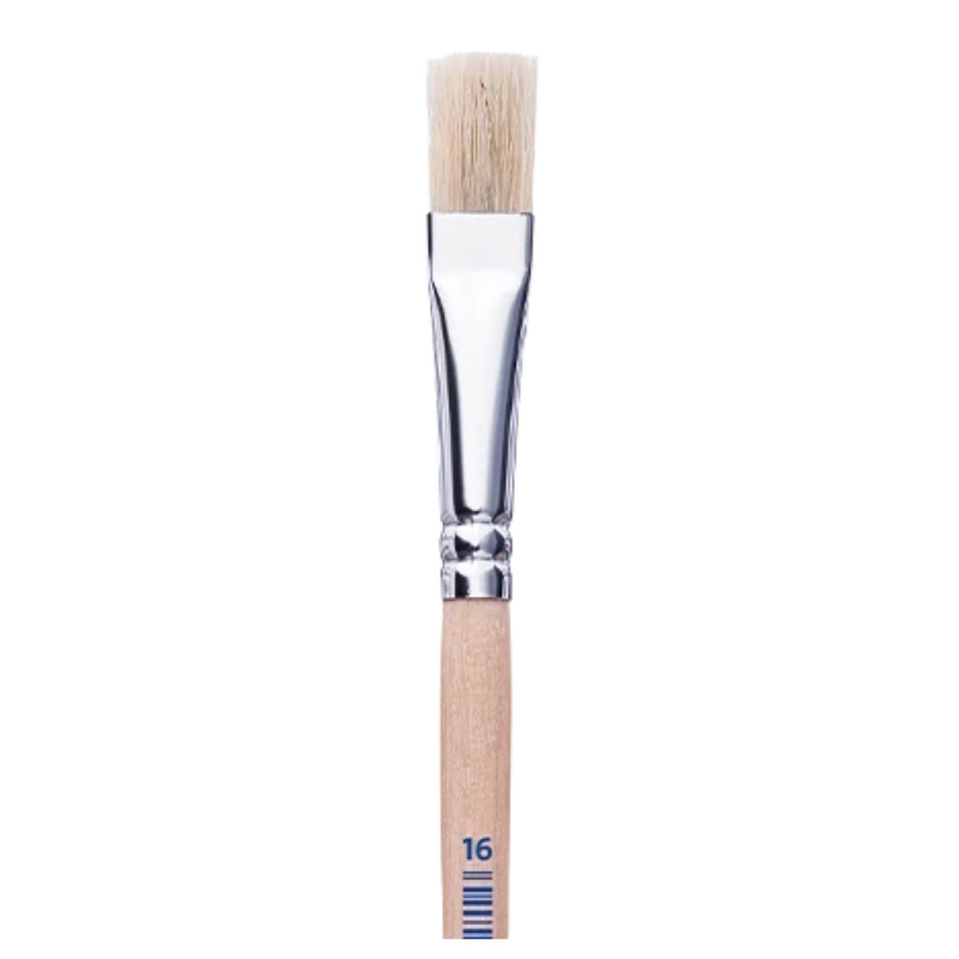Pelikan White Flat Brush