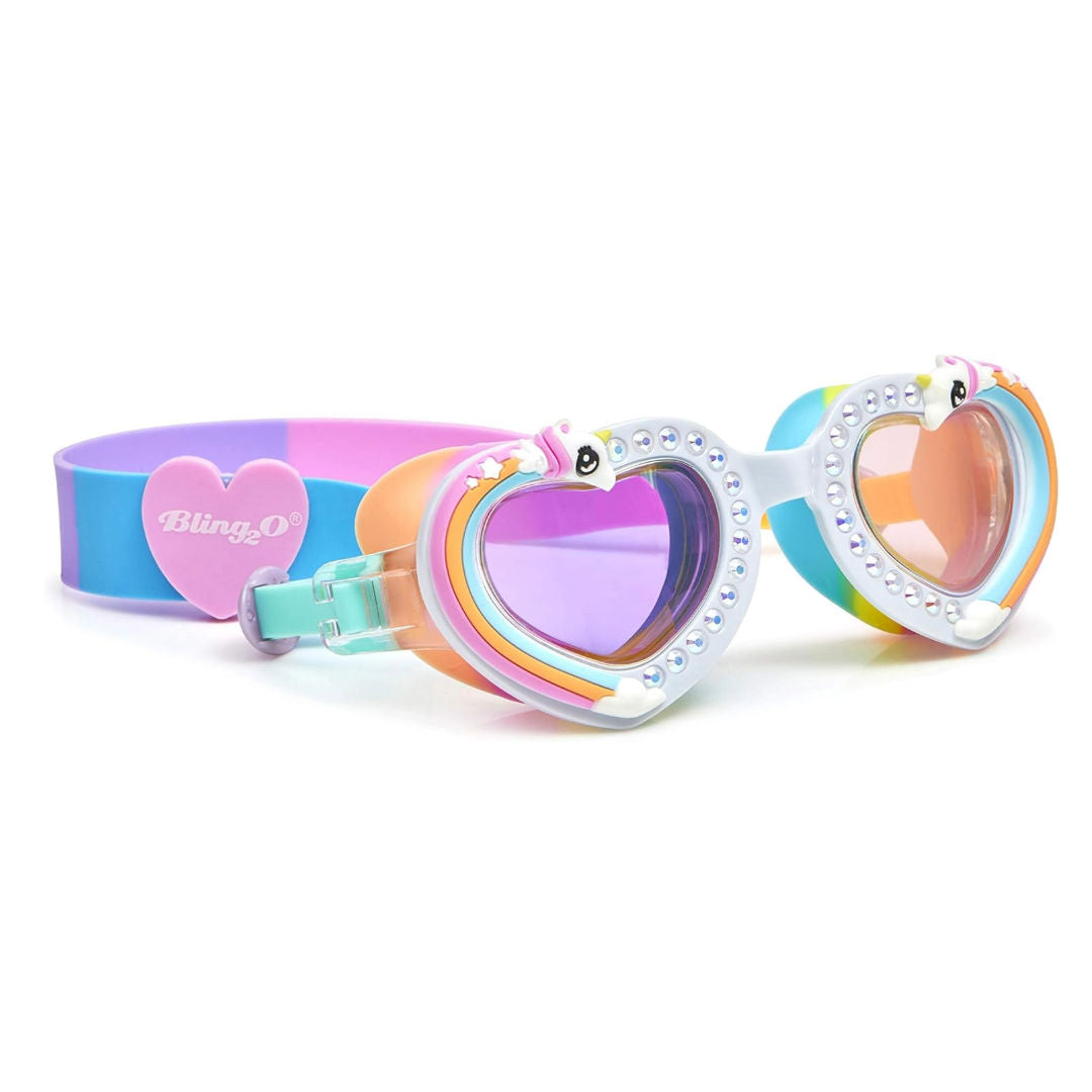 Bling2O Pony Ride Rainbow Magical Ride Swim Goggles, 5+ years