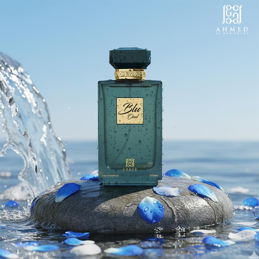 Ahmed Al Maghribi Blu Oud Eau De Parfum, 100ml