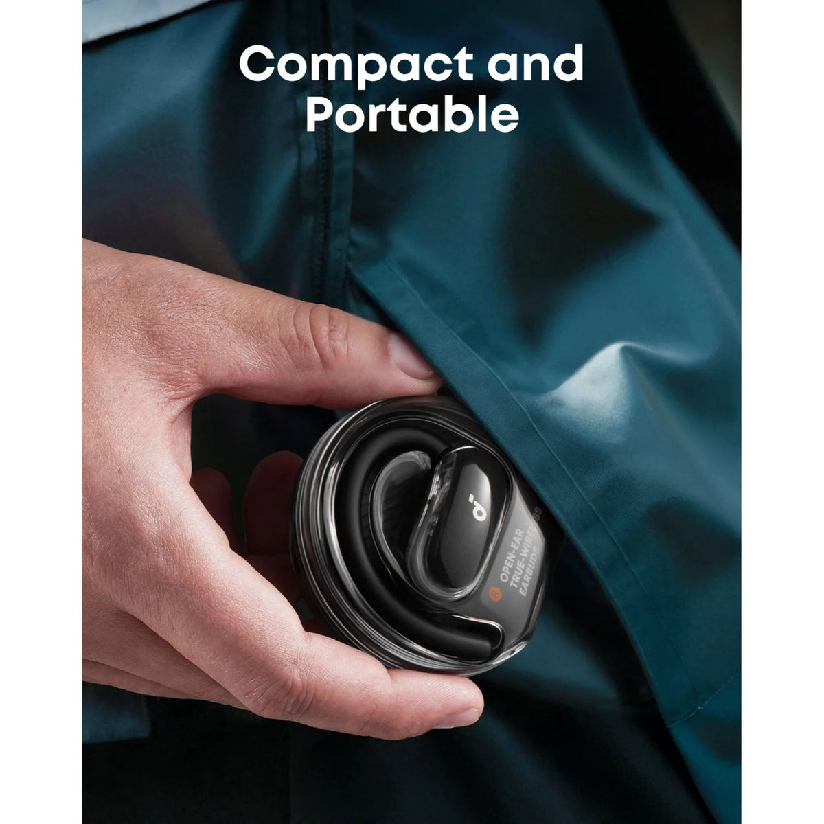 Anker Soundcore V40i Open-Ear Wireless Earbuds with Adjustable Hooks & AI Calls