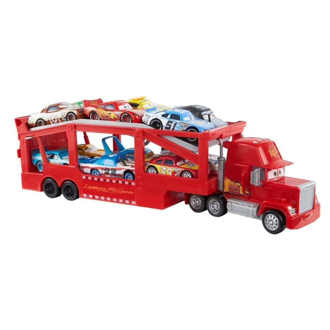 Disney Pixar Cars Mack Mini Racer Hauler Truck, 28cm, For Age 4+ Years