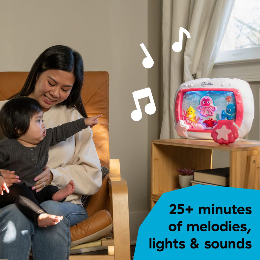 Baby Einstein Sea Dreams Soother Musical Crib Toy Machine, 0 months to 3 Years