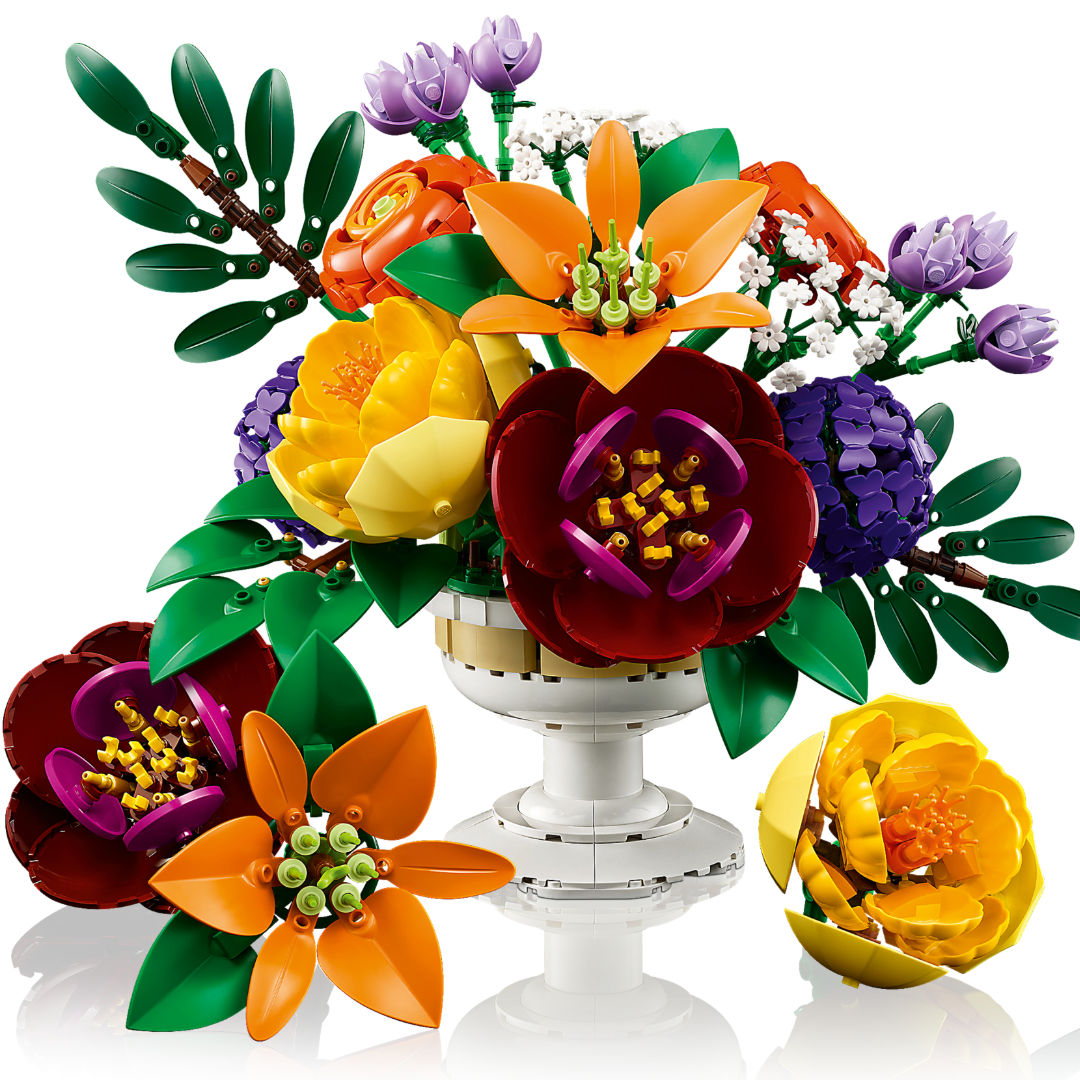 LEGO Botanicals Flower Arrangement Floral Home Decor Building Toy Set