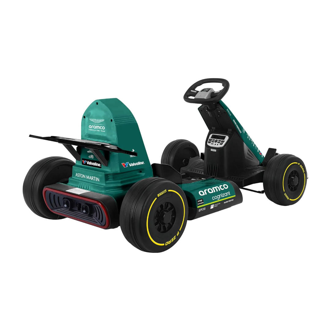 Aston Martin F1 Battery Powered Ride-On Go Kart, 12V, For Ages, 3+ Years to 8+ years